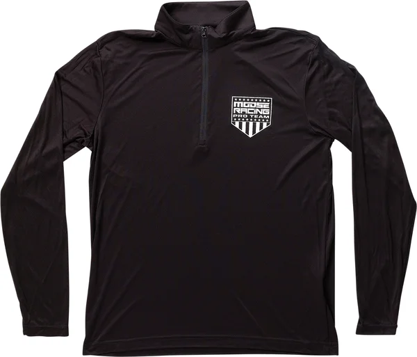 Pulover Moose Racing Pro Team Quarter Zip Black L, 1, nordicamoto.ro