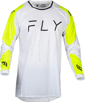 MX Fly Evolution 138 póló, fehér/neonsárga, M, 1, nordicamoto.ro