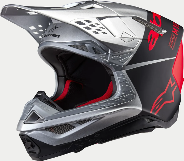Alpinestars Supertech M10 sisak, fluoreszkáló narancssárga színben, L-es méretben, 1, nordicamoto.ro