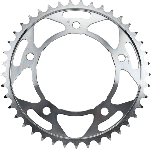 JT SPROCKETS Acél hátsó lánckerék, természetes felületű, 1, nordicamoto.ro