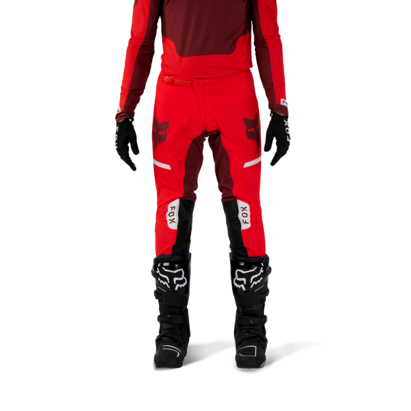 Pantaloni Moto Fox Flexair Optical Rosu Fluo 28, 2, nordicamoto.ro