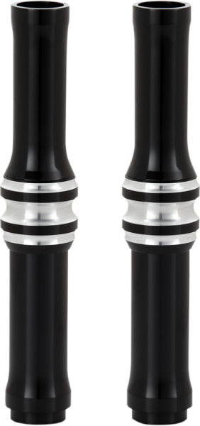 10 Gauge Pushrod Covers Black, 2, nordicamoto.ro