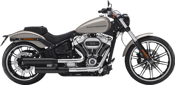 2in2 | Fusion Long Muffler Matte Black, 1, nordicamoto.ro