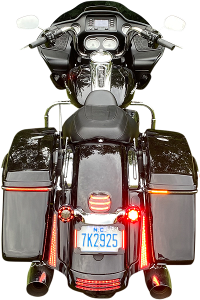 Led Low-profile Bagz Accent Lights Amber, Red, 1, nordicamoto.ro