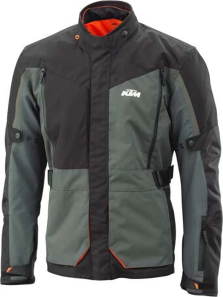 KTM Tourrain V3 WP kabát – szürke/narancs/fekete – L-es méret, 1, nordicamoto.ro