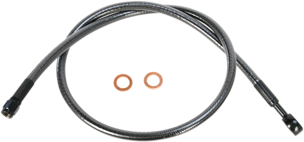 Designer Series Dot Abs-specific Upper Brake Line Kit Black, Black Pearl, 1, nordicamoto.ro