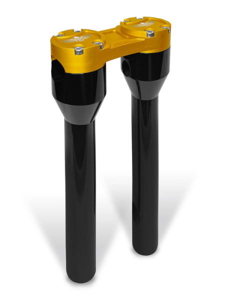 Clubstyle Straight Riser Black, Gold, 1, nordicamoto.ro