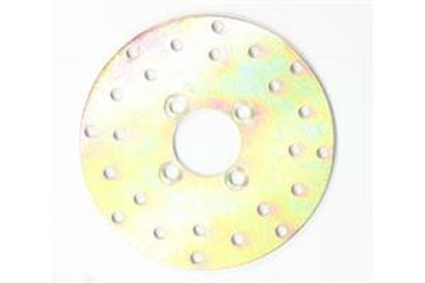 Round D-series Fixed Offroad Brake Rotor Gold, Polished Steel, Zinc, 1, nordicamoto.ro
