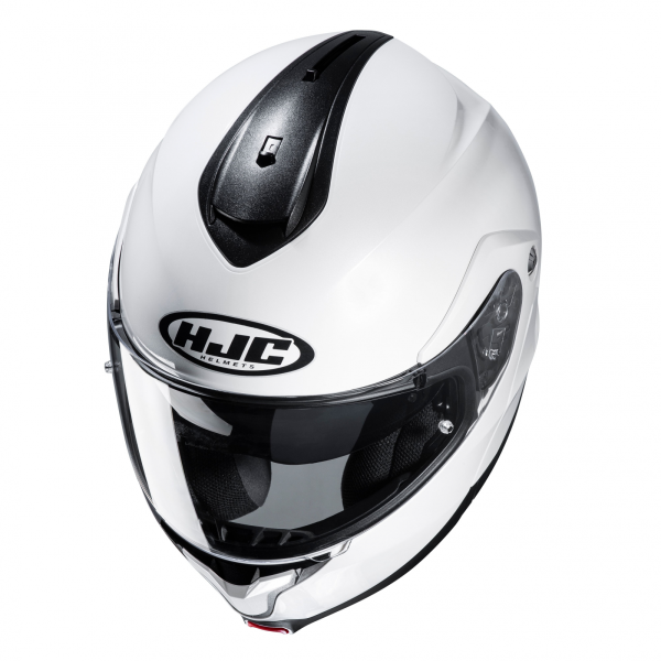 Casca HJC C91 Solid Fluo Alb S, 5, nordicamoto.ro