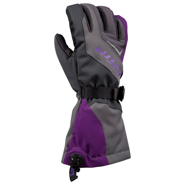 Manusi Snowmobil Dama Klim Ember Gauntlet Insulated Deep Purple, 3, nordicamoto.ro