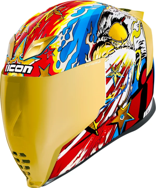 Airflite Freedom Spitter Helmet Gold, Multi XS, 1, nordicamoto.ro