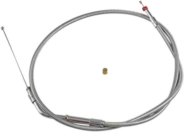 Stainless Steel Throttle/idle Cable Silver Standard, 1, nordicamoto.ro