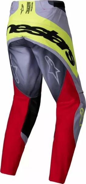 Pantaloni Alpinestars Techstar Melt Gray/Red 30, 2, nordicamoto.ro