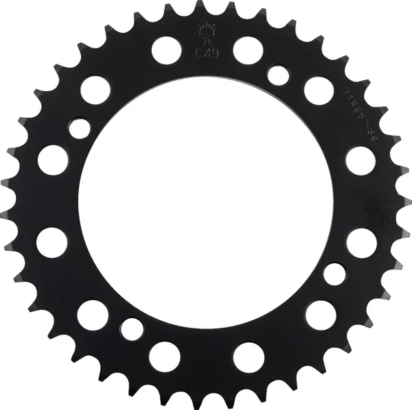 JT SPROCKETS Acél hátsó lánckerék, fekete, 1, nordicamoto.ro
