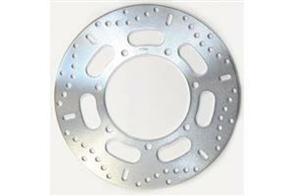 Round Hpsr Solid Brake Rotor Silver, Stainless Steel, 1, nordicamoto.ro