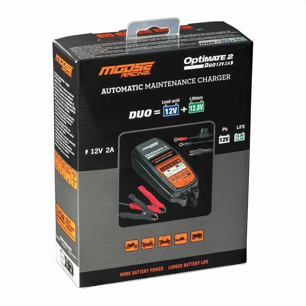 MOOSE RACING Optimate 2 Duo Mse töltő, 4, nordicamoto.ro