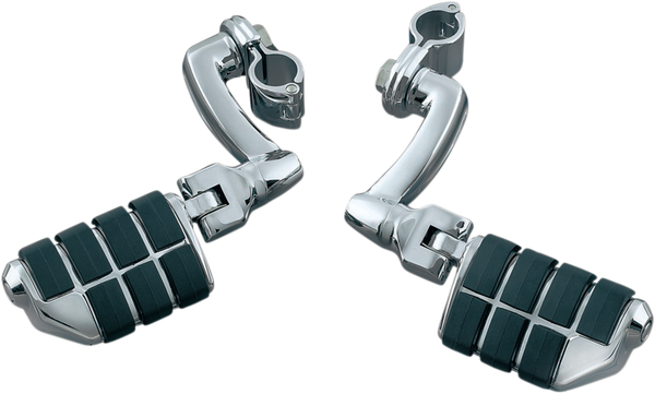 Longhorn Offset Dually Highway Pegs Silver, 2, nordicamoto.ro