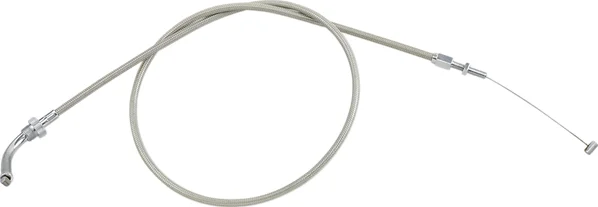 Armor Coat rozsdamentes acél fojtószelep-/alapjárati kábel cruiser motorkerékpárokhoz – Silver Standard modell, 1, nordicamoto.ro