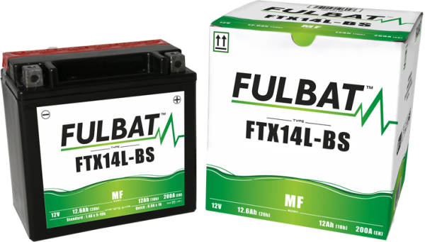 Fulbat FTX14L-BS karbantartásmentes motorkerékpár-akkumulátor (savas), 2, nordicamoto.ro