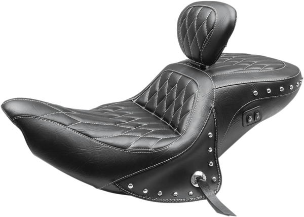 Heated One-piece Touring Seat Black, 1, nordicamoto.ro