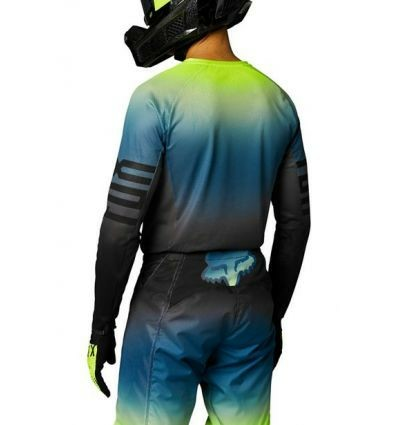 Tricou Fox Airline Reepz Black/Green L +, 1, nordicamoto.ro