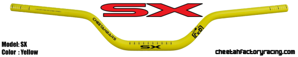 CFR SX Bar (SNOWBIKE) Yellow, 1, nordicamoto.ro