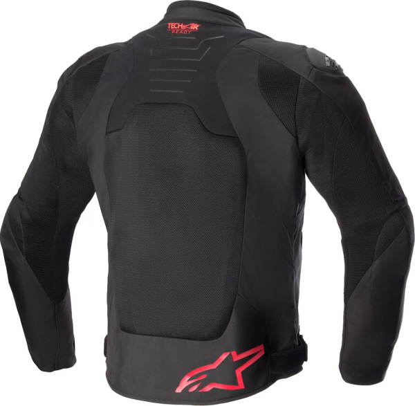 Alpinestars SMX Air textildzseki, fekete/piros, XL méret, 3, nordicamoto.ro