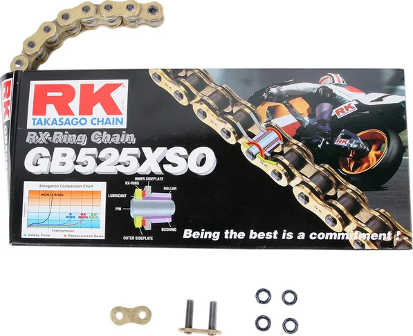 X-ring Gb 525 Xso Chain Gold, 1, nordicamoto.ro