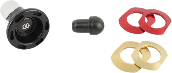 Gta Rear Axle Protector Black, Gold, Red, 2, nordicamoto.ro