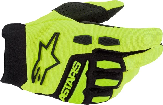 Manusi Copii Alpinestars Full Bore Fluorescent Yellow/Black L, 1, nordicamoto.ro
