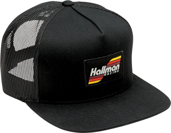Hallman Tres Trucker Hat Black  ONE SIZE, 1, nordicamoto.ro