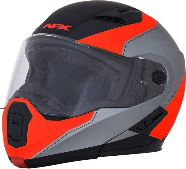Helmet Fx111 M-blk/red Xl Gray, Red XL, 2, nordicamoto.ro