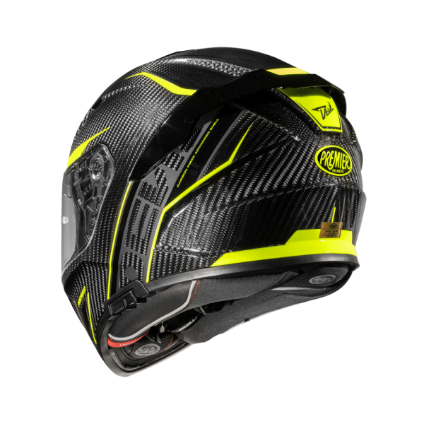 Casca Premier Devil Carbon STY sisak, fekete/sárga, M-es méret, 2, nordicamoto.ro