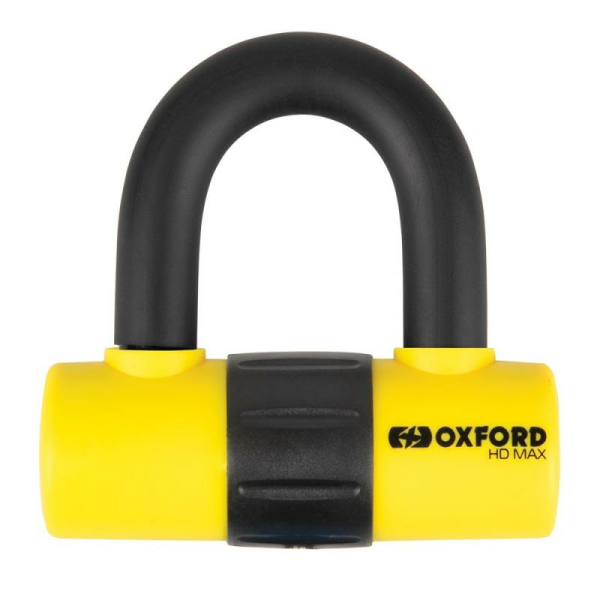 Oxford HD MAX magas biztonsági fokozatú, sárga lemezes lopásgátló, 1, nordicamoto.ro
