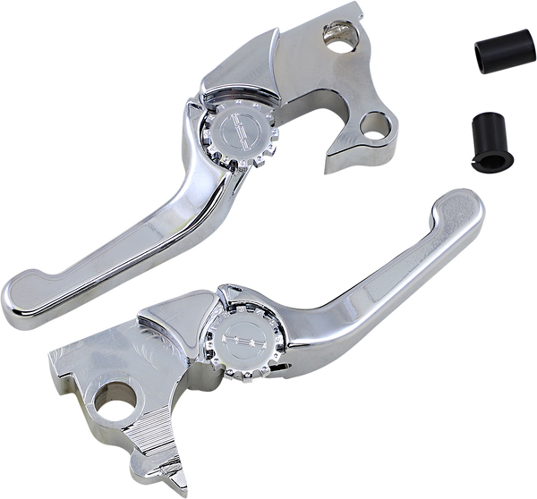Anthem Shorty Lever Set Silver, 1, nordicamoto.ro
