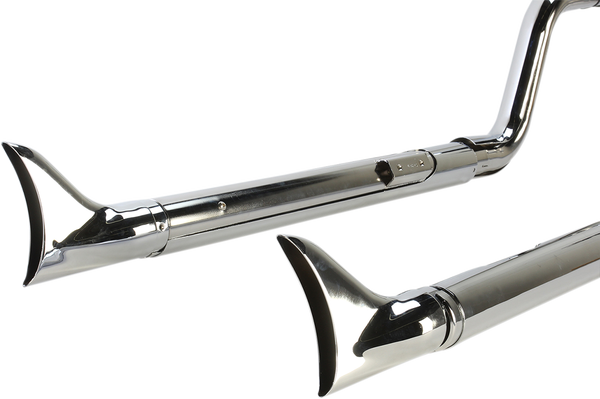 Bad Hombre Dual Exhaust System Chrome, 2, nordicamoto.ro