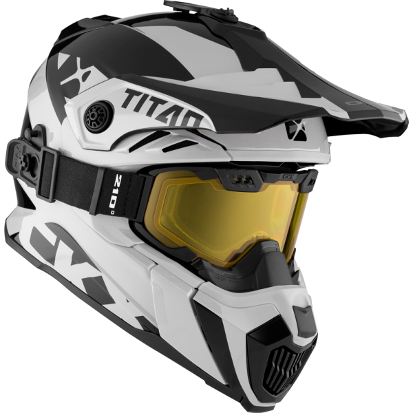 CKX Helmet + Goggles TITAN Airflow Extra Ivory XS XS, 1, nordicamoto.ro