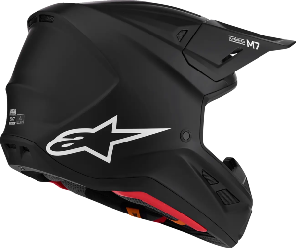 Alpinestars S-M7 egyszínű, matt fekete bukósisak, L-es méret, 7, nordicamoto.ro