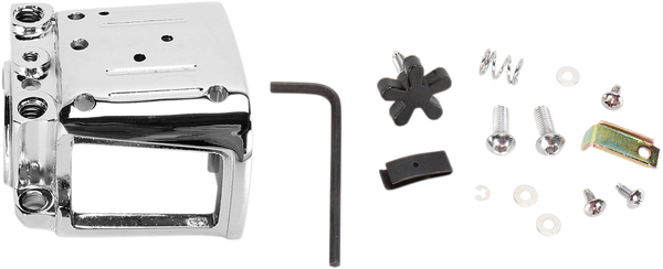 Handlebar Switch Housing Kit Silver, 1, nordicamoto.ro