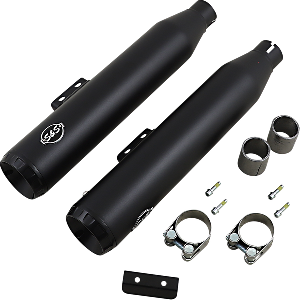 Grand National 50 State Slip-on Mufflers Guardian Black, 2, nordicamoto.ro