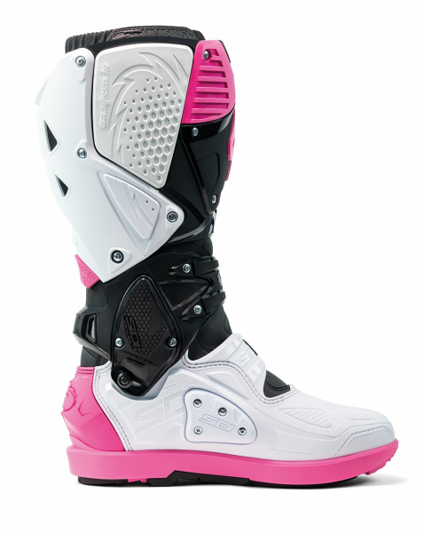 Cizme Sidi Crossfire 3 SRS Black/White/Pink, 4, nordicamoto.ro