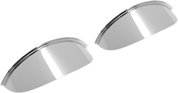 Visors For Headlights & Spotlights Chrome, 1, nordicamoto.ro
