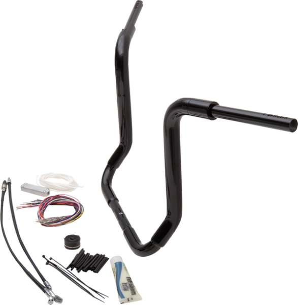 1-1/2(r) Ez Install Rounded Top Handlebar Kit Black, 3, nordicamoto.ro