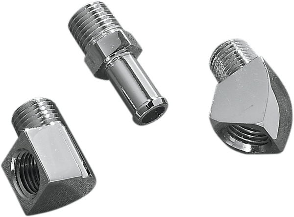 Chrome Motor Case Breather Fitting Chrome, Polished, 1, nordicamoto.ro