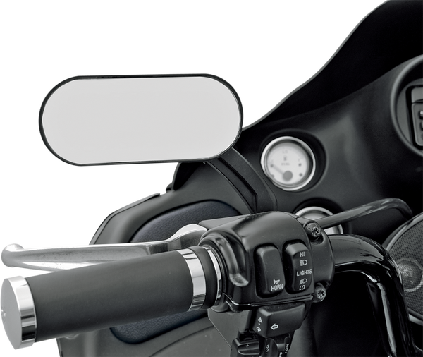 Oval Mirror Matte Black, 3, nordicamoto.ro