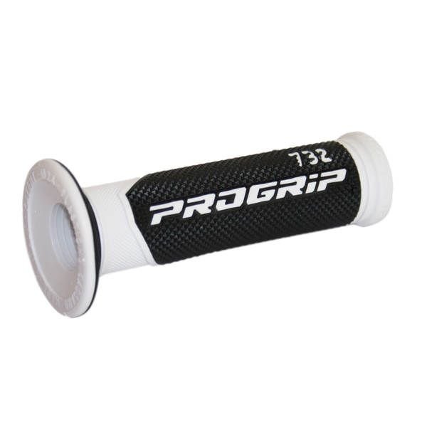 Grips Double Density Scooter 732 Closed End Black/white Black, White, 3, nordicamoto.ro