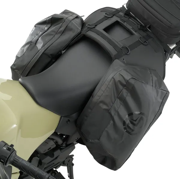 MOOSE RACING Adv1 Rackless Saddle Bags Black, 2, nordicamoto.ro