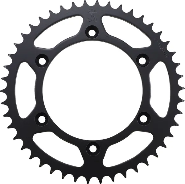 JT SPROCKETS Acél hátsó lánckerék, fekete, 1, nordicamoto.ro