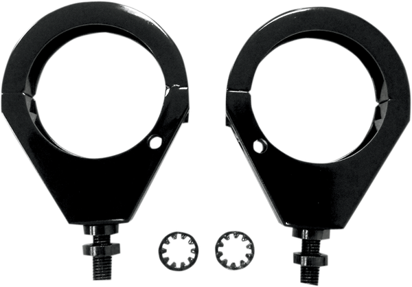 Turn Signal Fork Clamps Black, 1, nordicamoto.ro