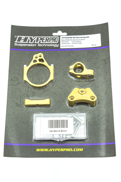 Steering Damper Mounting Kits Gold, 2, nordicamoto.ro